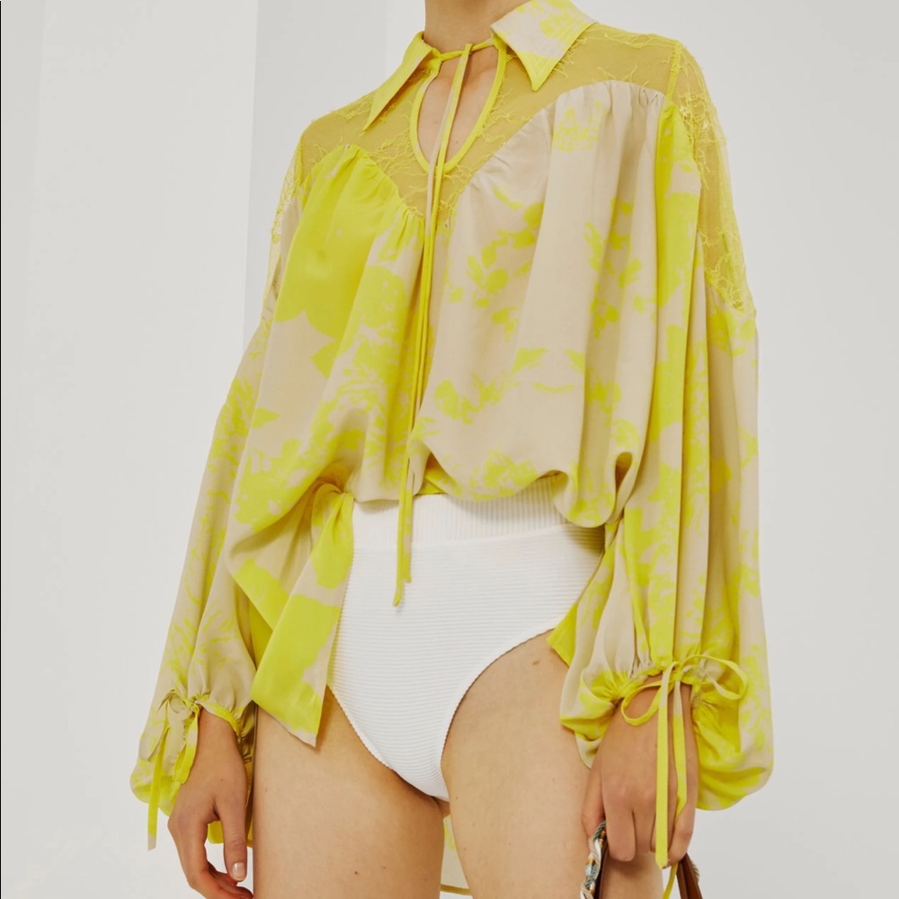 Beatrice B Italia Blouse Citrine Yellow